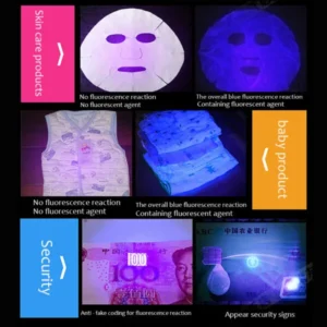 395NM UV Purple Light Waterproof Aluminium LED Torch