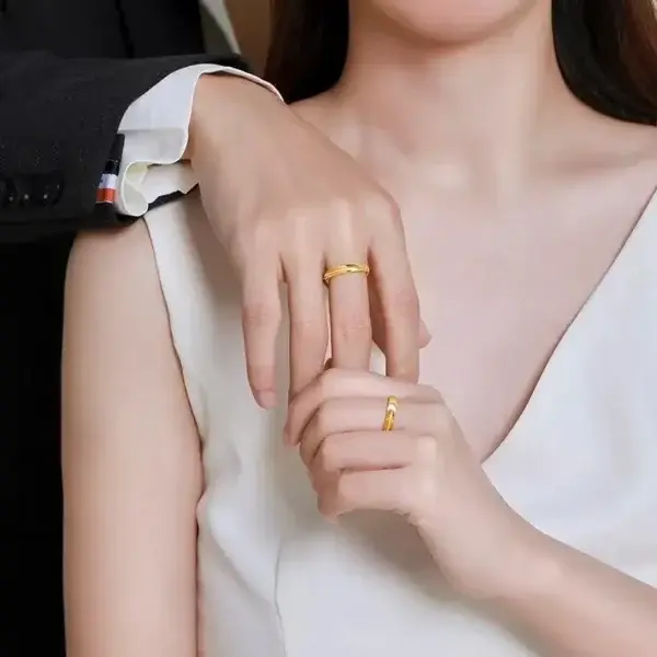 Lymphatic magnetic therapy cats eye ring