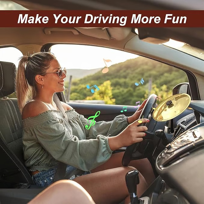 Mini Drum Cymbal for Car Vent