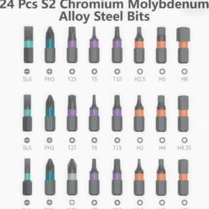 Alternative view of 24 In 1 Ratchet Screwdriver Tool Kit