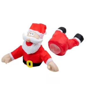 Crashing Santa Window Decoration