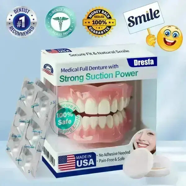 Full Denture with Strong Suction