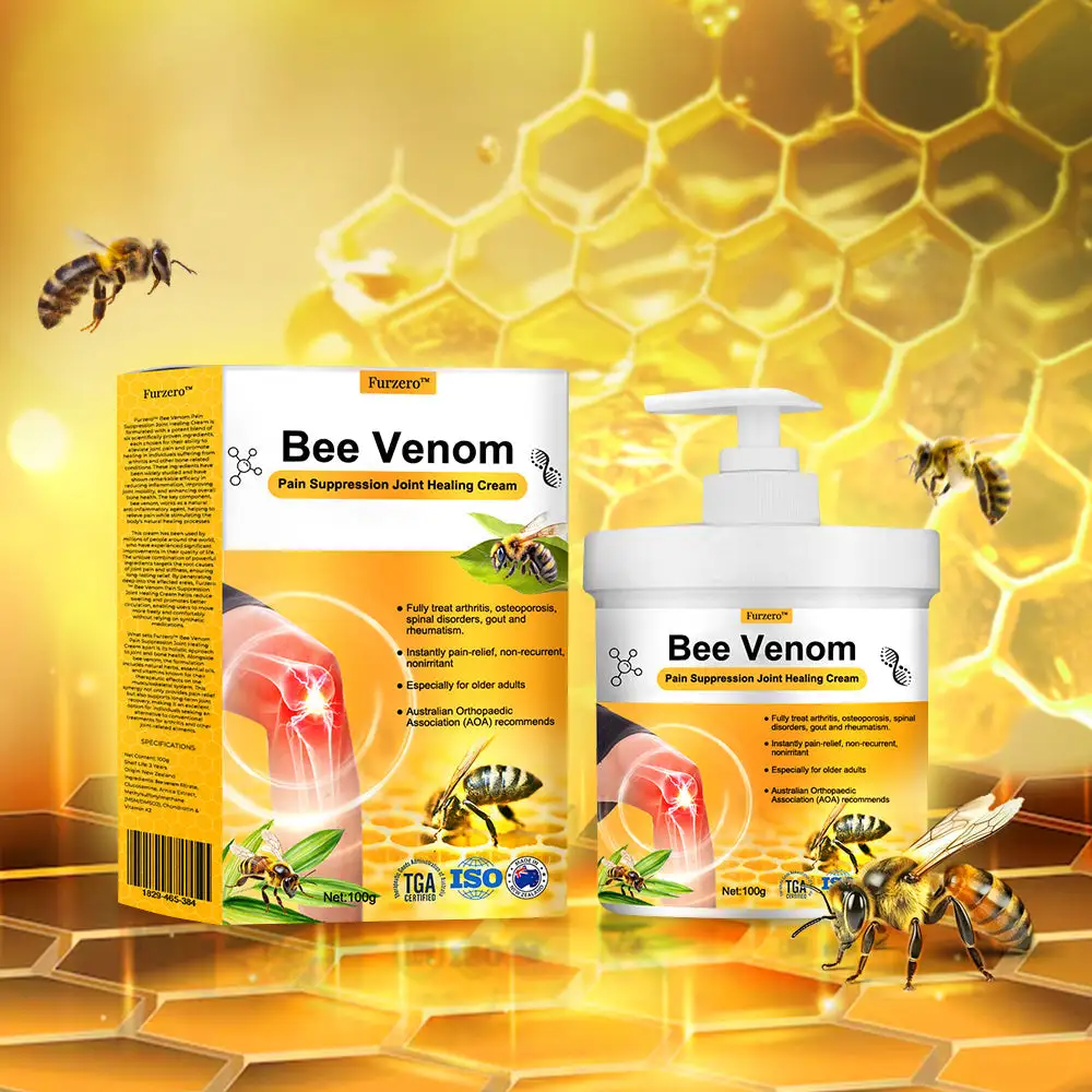 Bee Venom Pain Suppression Joint Healing Cream