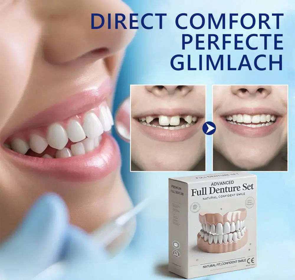 Geavanceerde op maat gemaakte volledige protheseset - Image 5