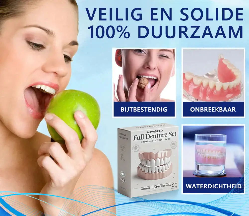 Geavanceerde op maat gemaakte volledige protheseset - Image 6