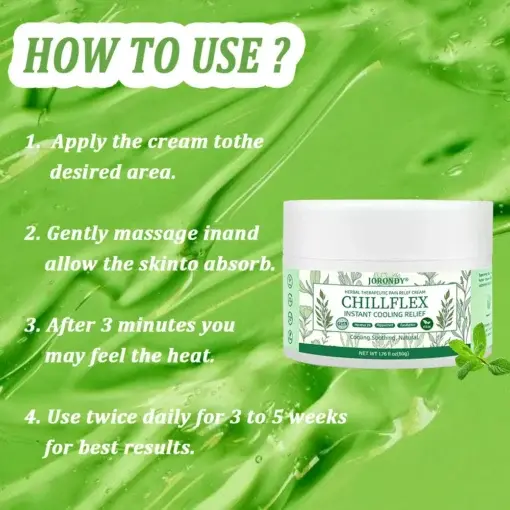 CHILLFLEX Herbal Pain Relief Cream - Image 15