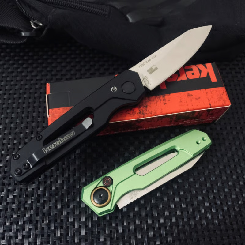 Auto EDC Knife with Button Lock - Image 8