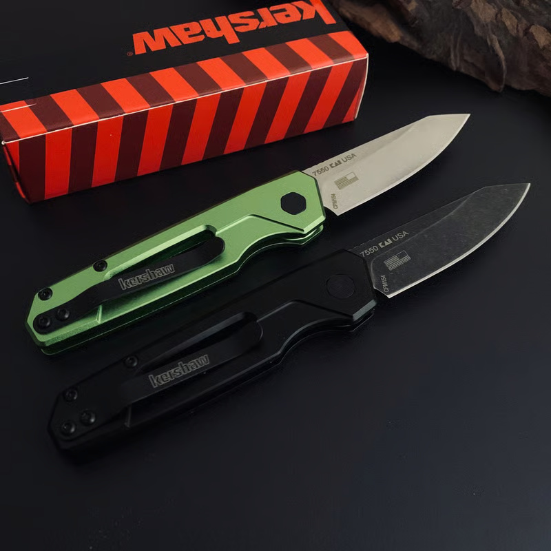 Auto EDC Knife with Button Lock - Image 7