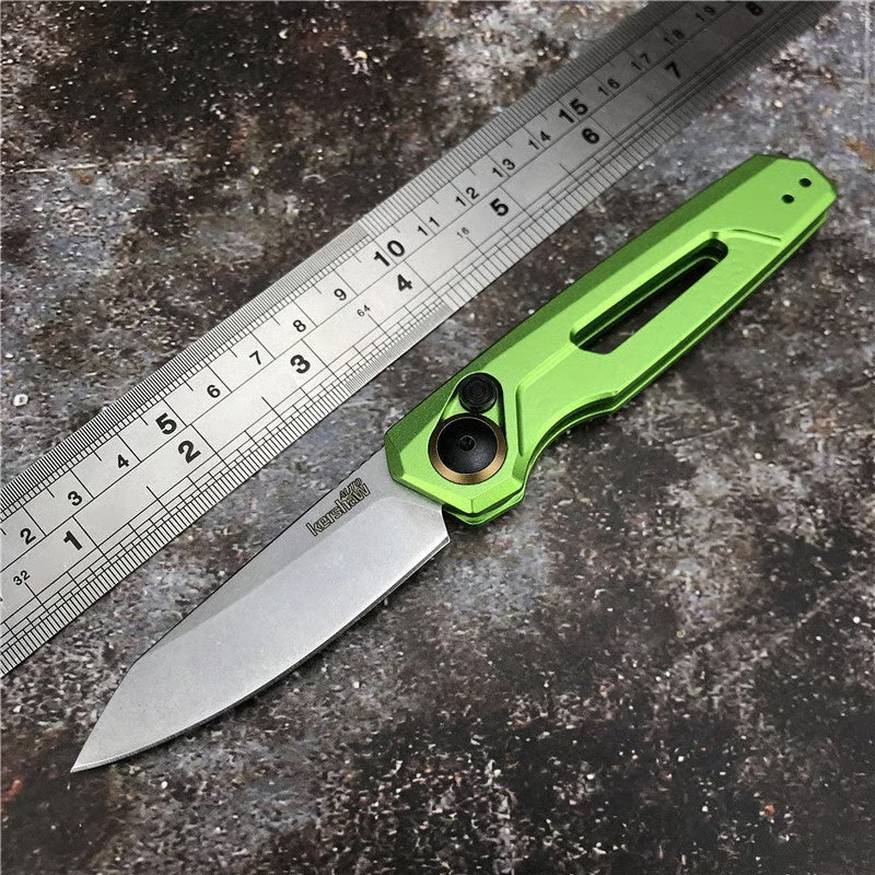 Auto EDC Knife with Button Lock - Image 3