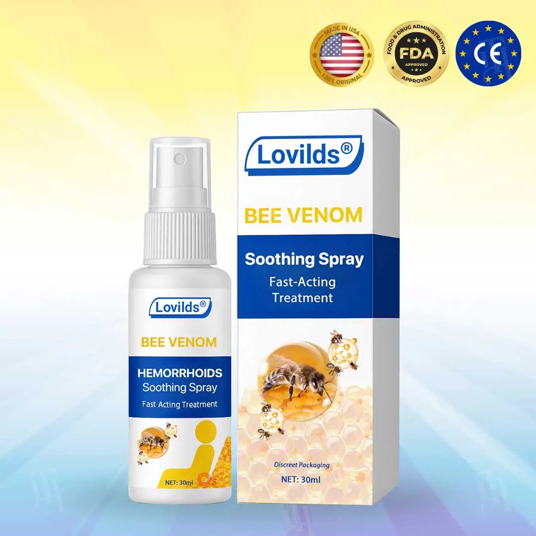 Bee Venom Spray – Rapid Soothing for Hemorrhoid Discomfort