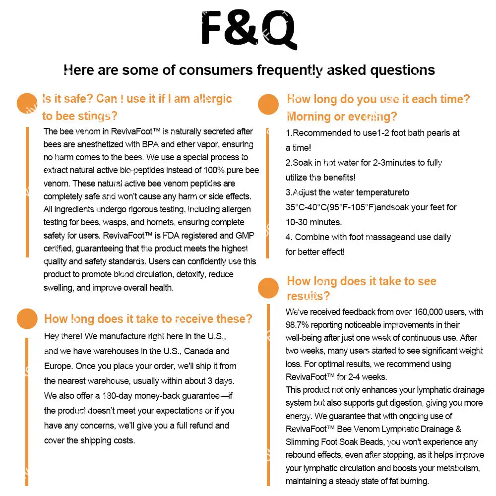 Bee Venom Lymphatic Drainage & Slimming Foot SoakBeads - Image 15