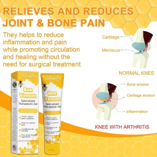 Bee Venom Joint Therapy Pain Relief Gel - Image 6