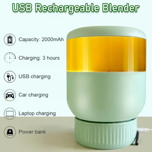 USB Rechargeable Blender for Travel - Image 4