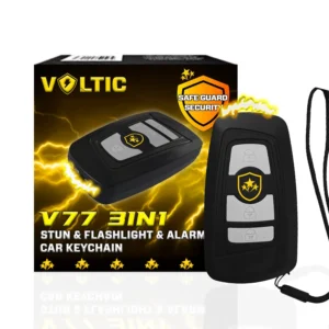 VOLTIC V77 3in1 Stun & Flashlight & Alarm Car Keychain