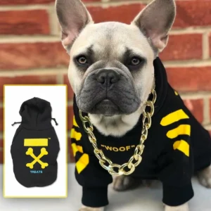 Alternative view of ‘WOOF’ Trendy Dog Hoodie