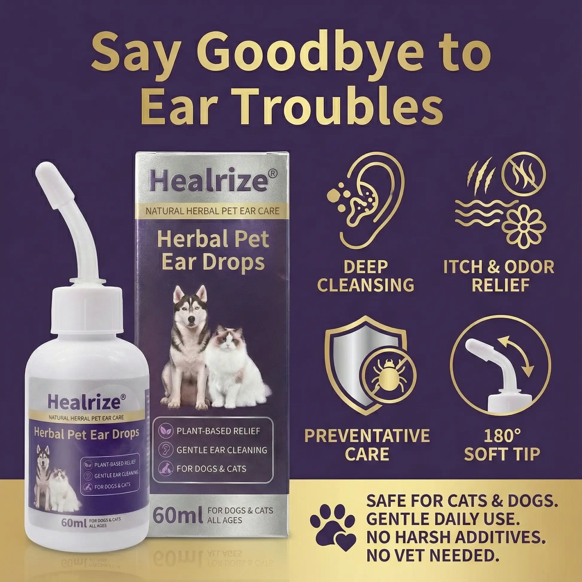 Best Seller🔥 Herbal Pet Ear Drops🎉Special limited-time discount - Image 4