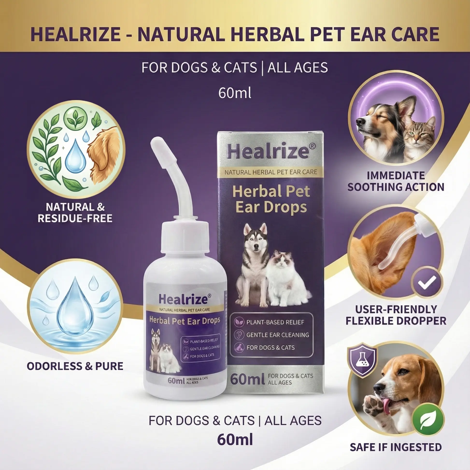 Best Seller🔥 Herbal Pet Ear Drops🎉Special limited-time discount - Image 5
