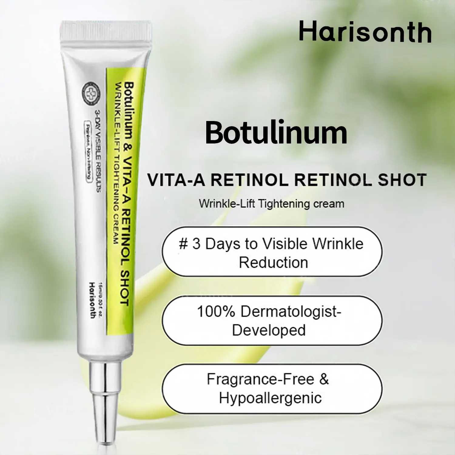 Final 3 Hours: 70%OFF🔥 Harisonth Botulinum & Vita-A Retinol Shot Wrinkle-Lift Tightening cream✨ - Image 13