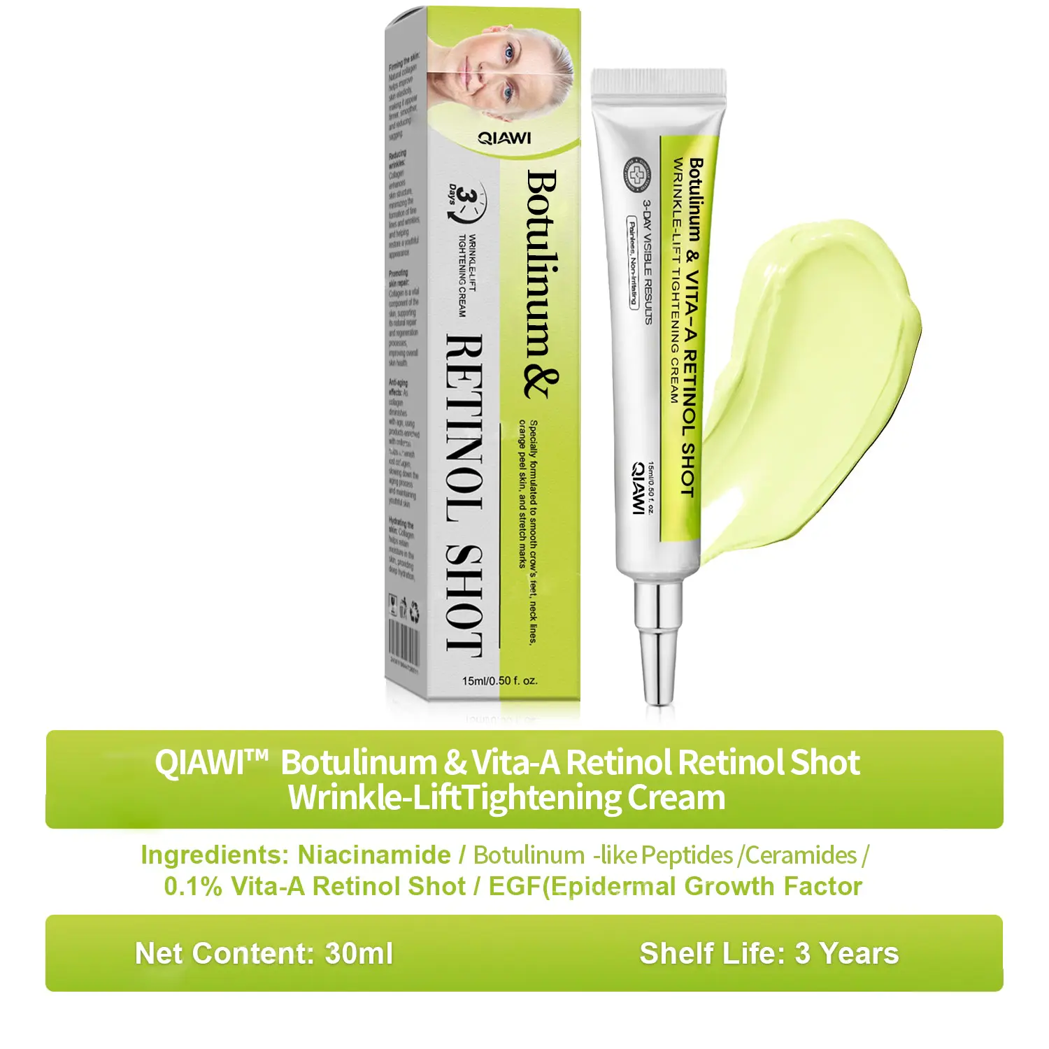 🔥Final 3 Hours: 70%OFF🔥 Botulinum & Vita-A Retinol Shot Wrinkle-Lift Tightening cream✨ - Image 16
