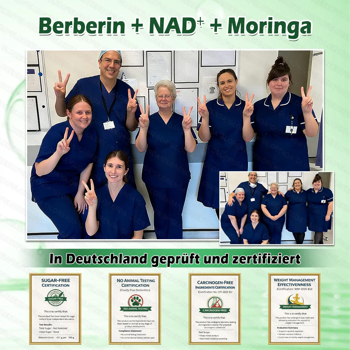 Moringa· Berberin x NAD+ FortschrittlichesNano-Mikronadel-Pflaster 10-in-1 - Image 8