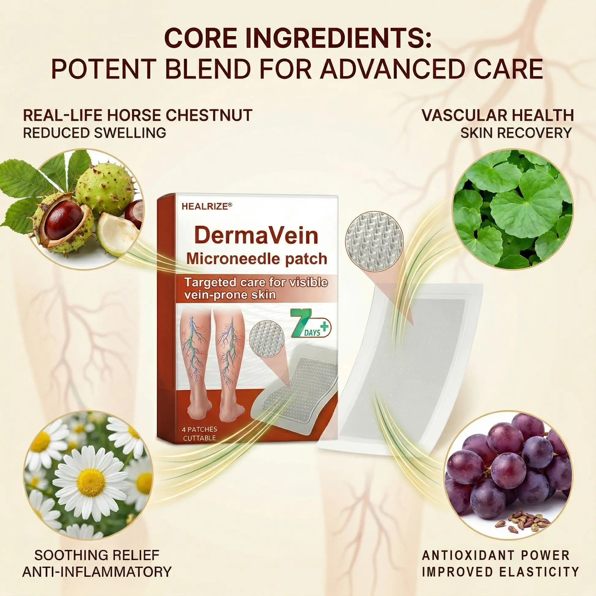 DermaVein Microneedle Patch-๐๐ช๐ด๐ช๐ฃ๐ญ๐ฆ ๐๐ฆ๐ช๐ฏ ๐๐ฆ๐ฅ๐ถ๐ค๐ต๐ช๐ฐ๐ฏ ๐๐บ๐ด๐ต๐ฆ๐ฎ - Image 12