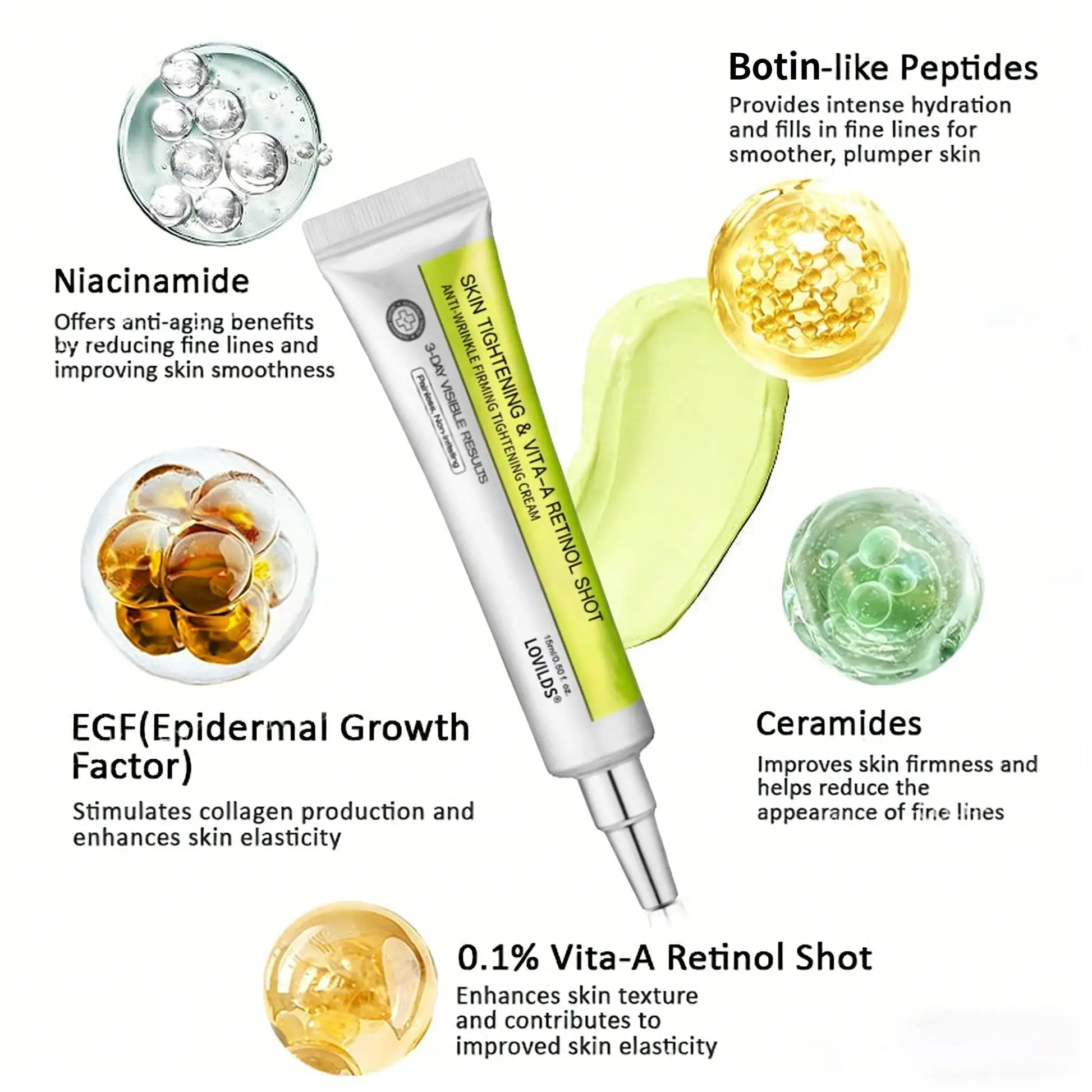 Made and shipped from the USA Botin & Vita-A Retinol Shot Wrinkle-Lift Tightening cream - Last Day Promotion 50% OFF - Image 12