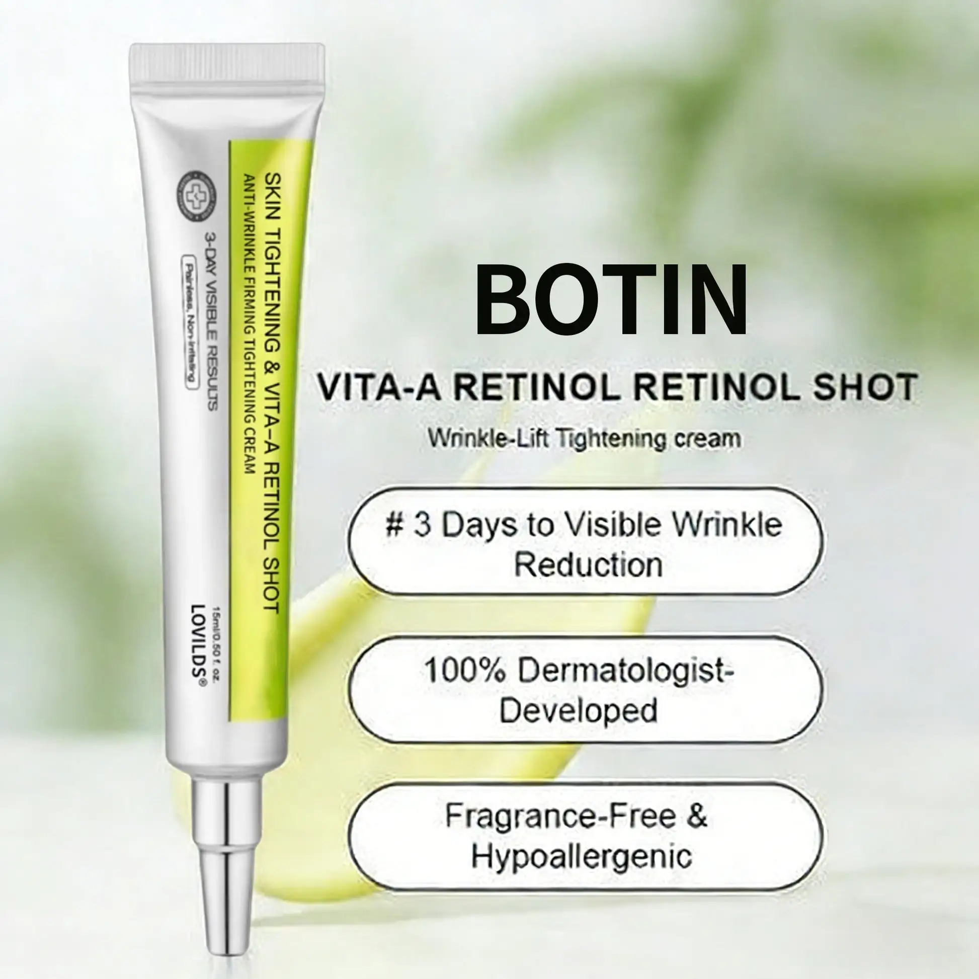 Botin & Vita-A Retinol Shot Wrinkle-Lift Tightening cream - Image 3