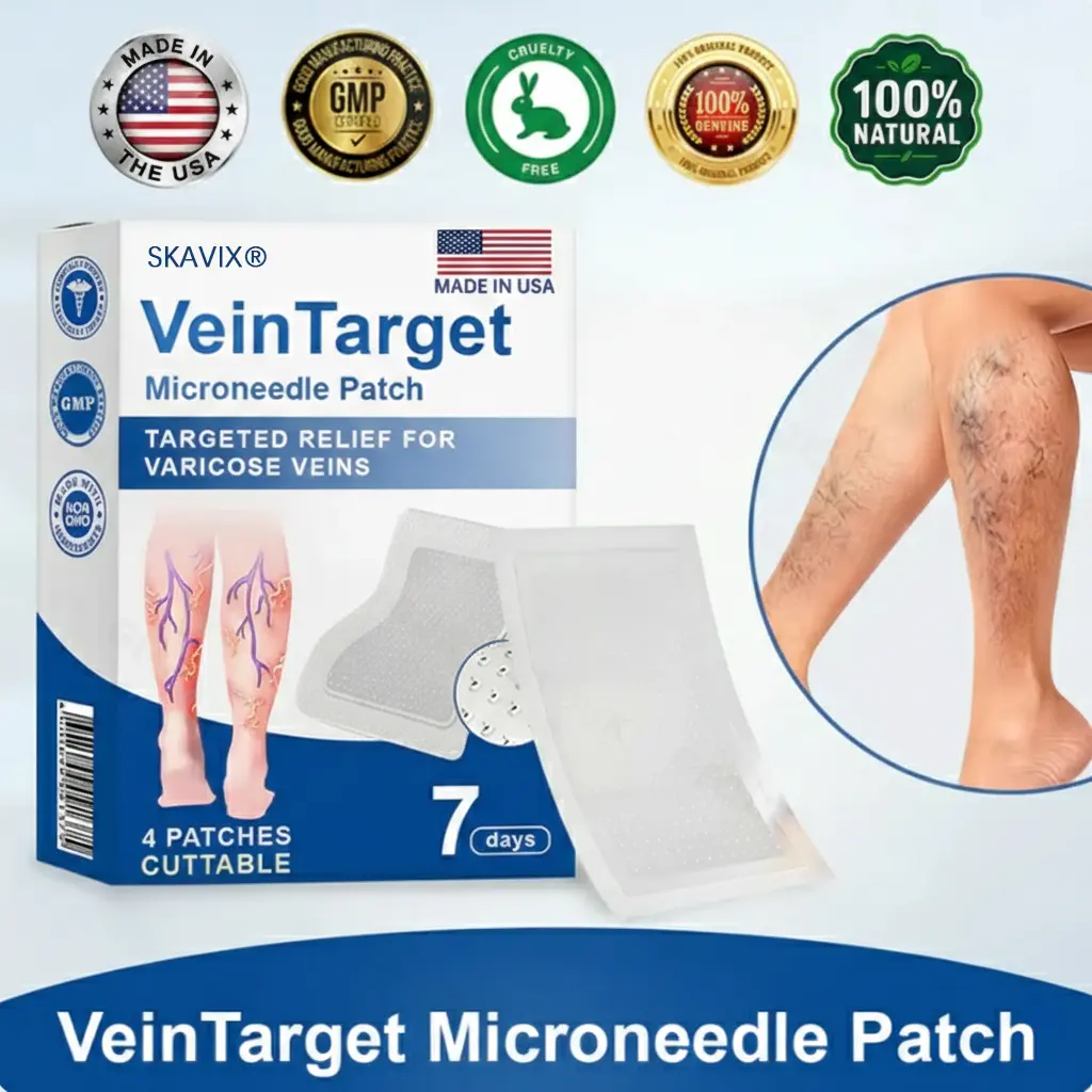 VeinTarget Microneedle Patch - Instant Relief, Long-Term Results