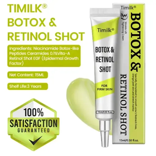 Botox Retinol Shot Smoother-Looking Skin for Deep Lines, Sagging Jowls Puffy Eyes - Image 13