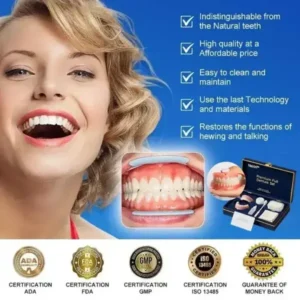 Alternative view of Medical Full Denture with Strong Suctiond
