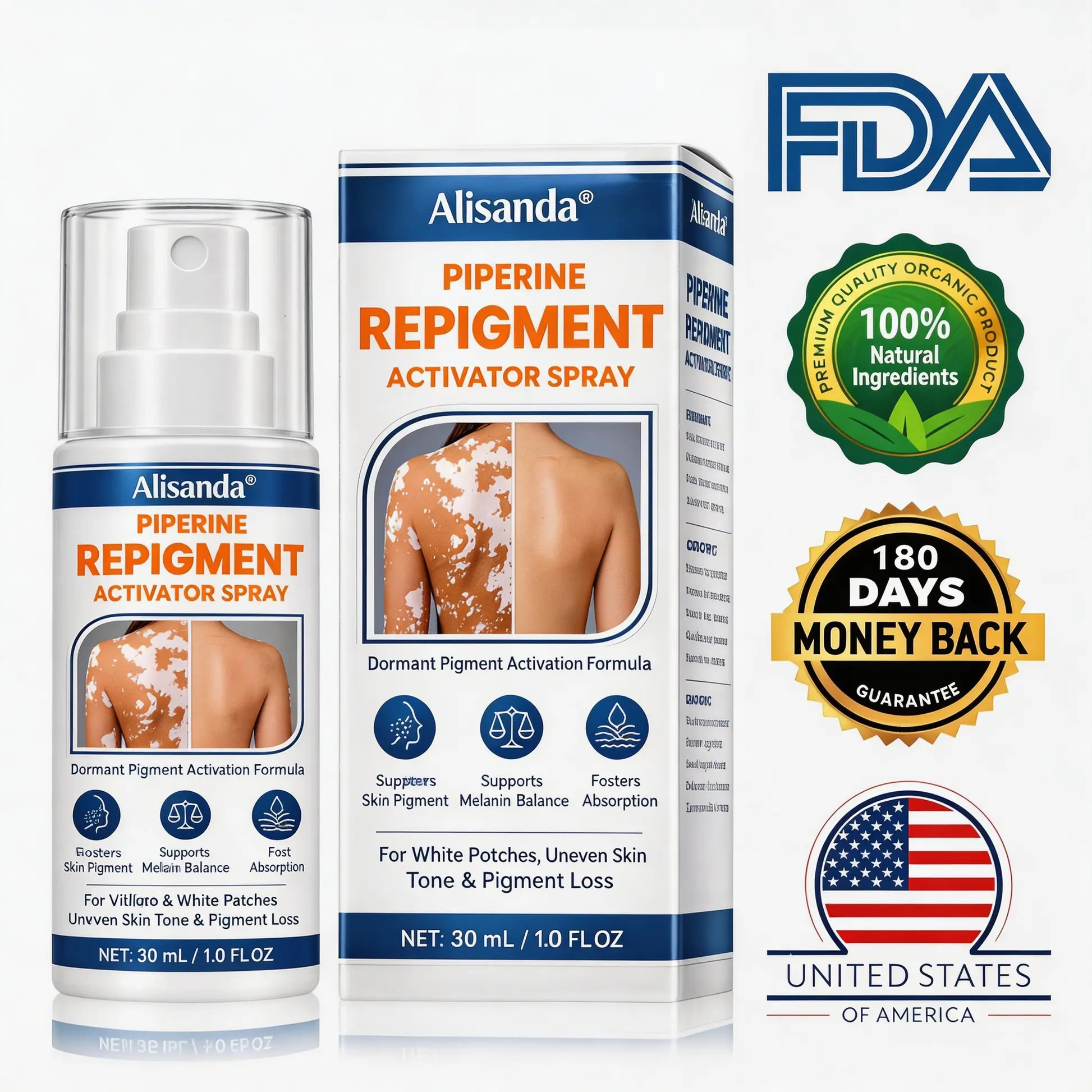 Piperine Re Pigment Activator Spray