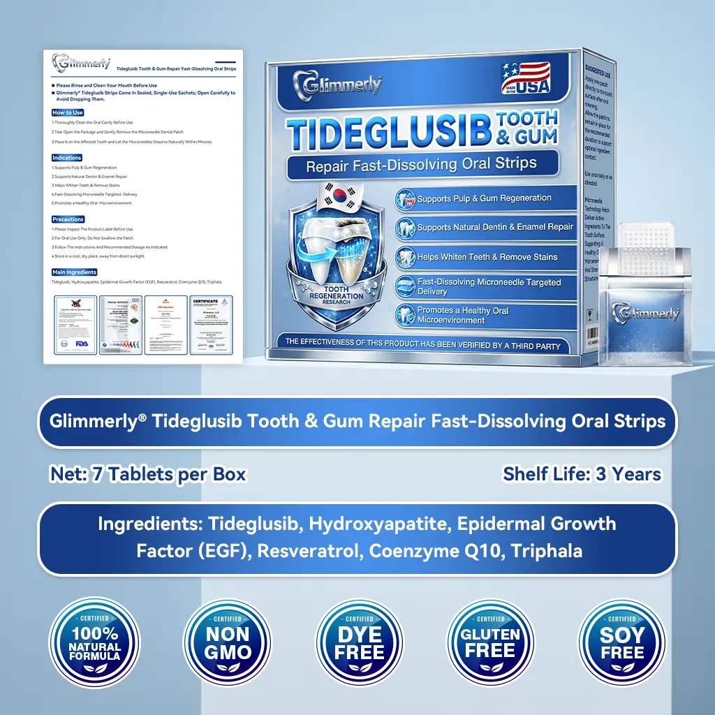 Tideglusib Fast‑Dissolving Tooth & Gum Repair Oral Strips - Image 19