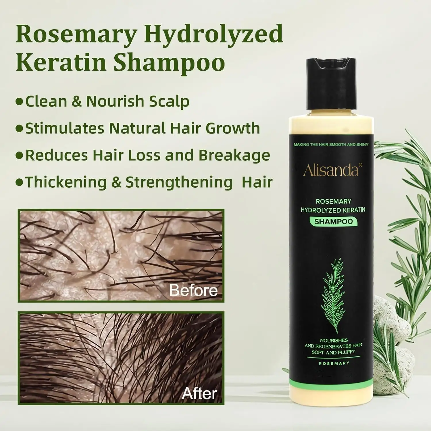 Organic Rosemary Hair Growth Shampoo - Image 7
