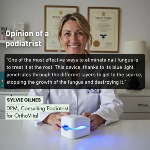 Alternative view of ClearNail Blue Light Device