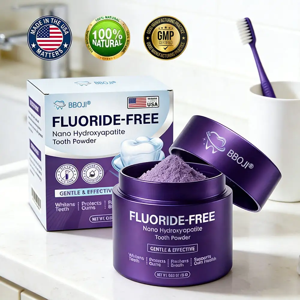 Fluoride-Free Nano Hydroxyapatite Tooth Powder